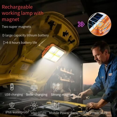 Solar camping lamp outdoor projection light