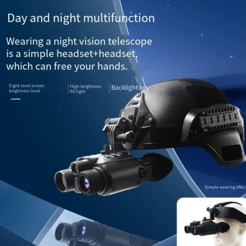 Binocular infrared helmet-mounted night vision camera night vision telescope (z9158 explosive products in Europe and America)